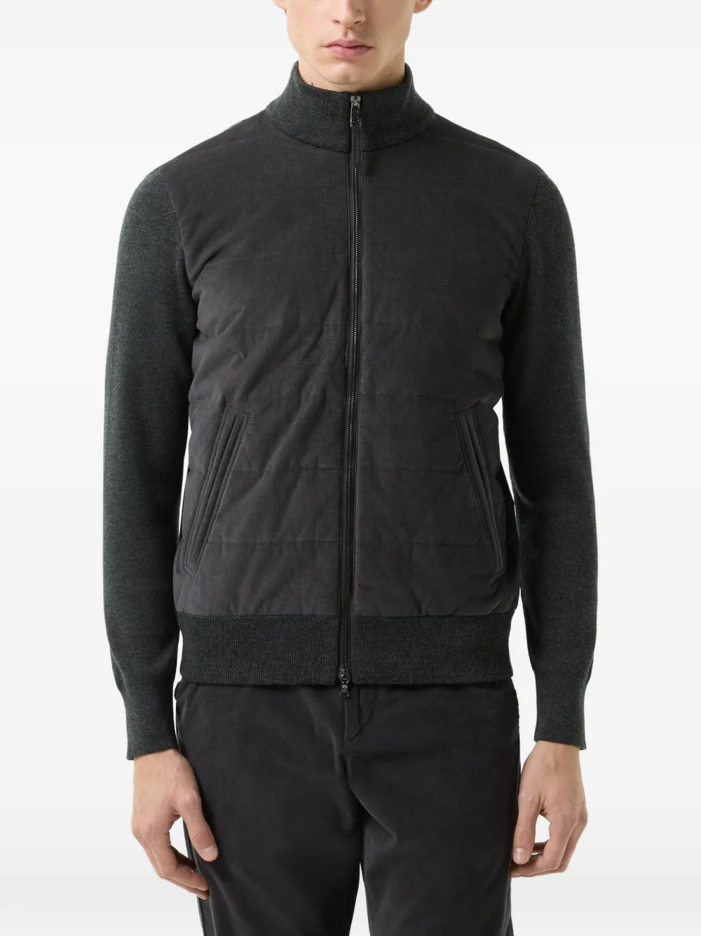 BOGNER Zisco hybrid quilted jacket Grijs