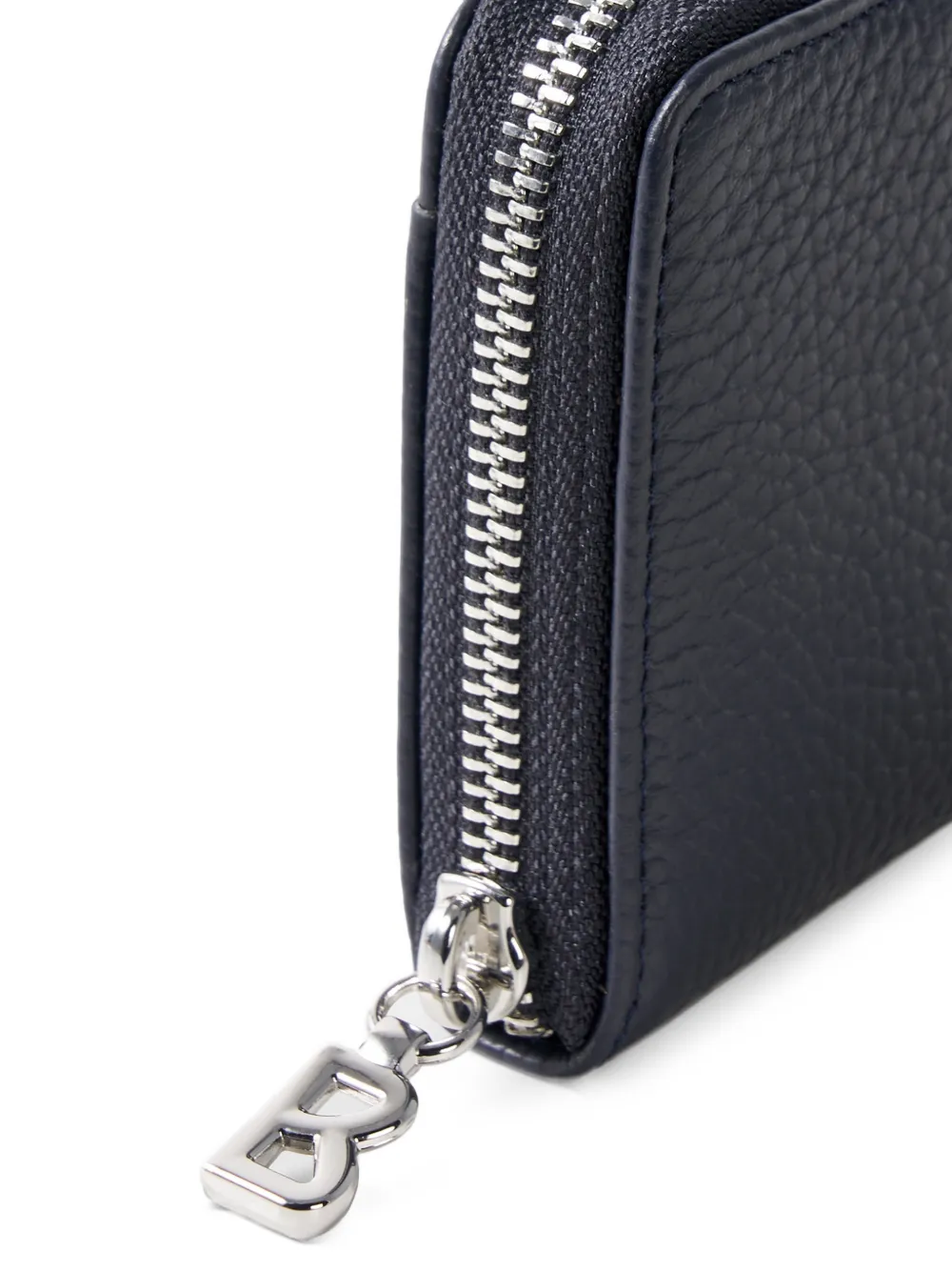 BOGNER Wallis Norah grained-leather wallet Blauw