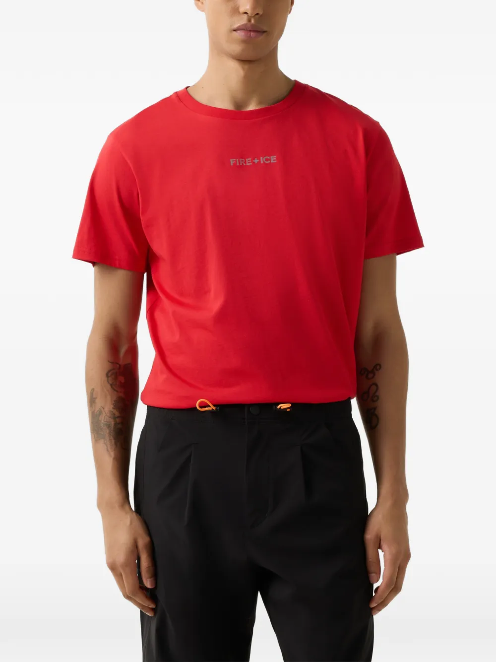 BOGNER FIRE+ICE Mick logo-print T-shirt Rood