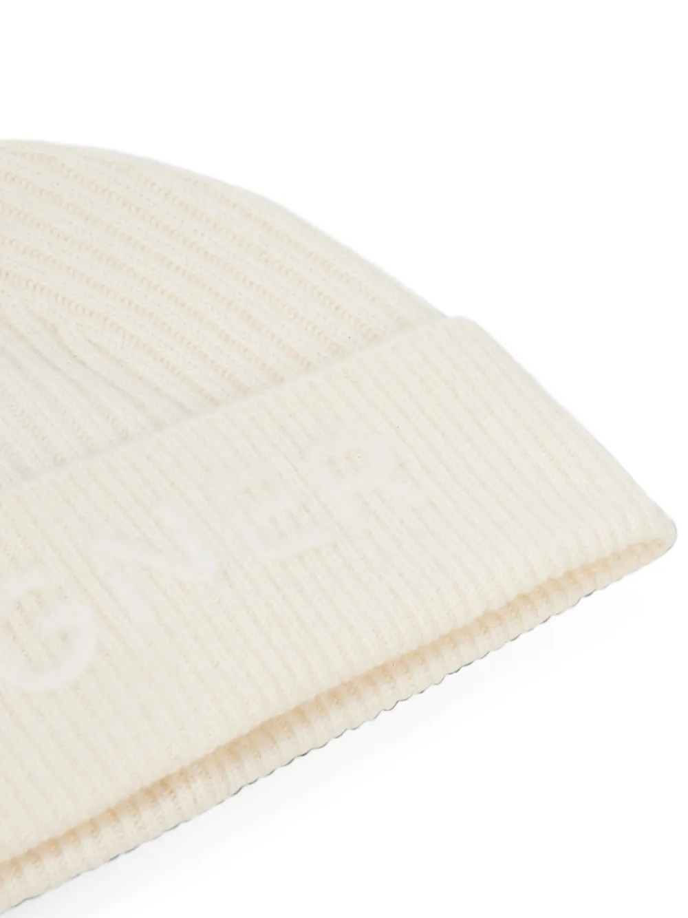 BOGNER Rio ribbed-knit beanie hat Wit