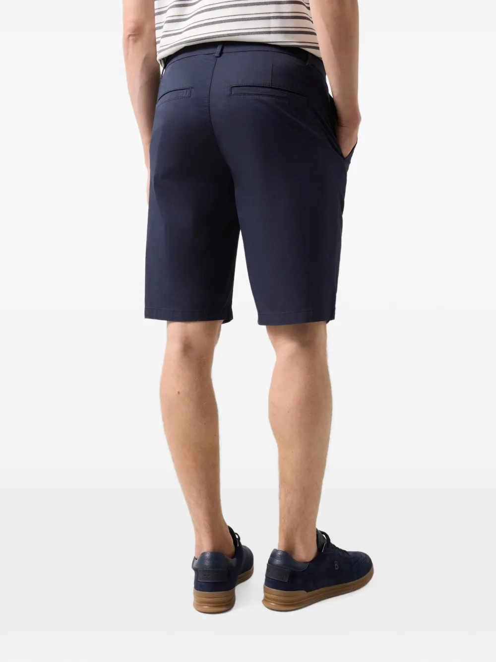 BOGNER Cole drawstring-twill shorts Blauw