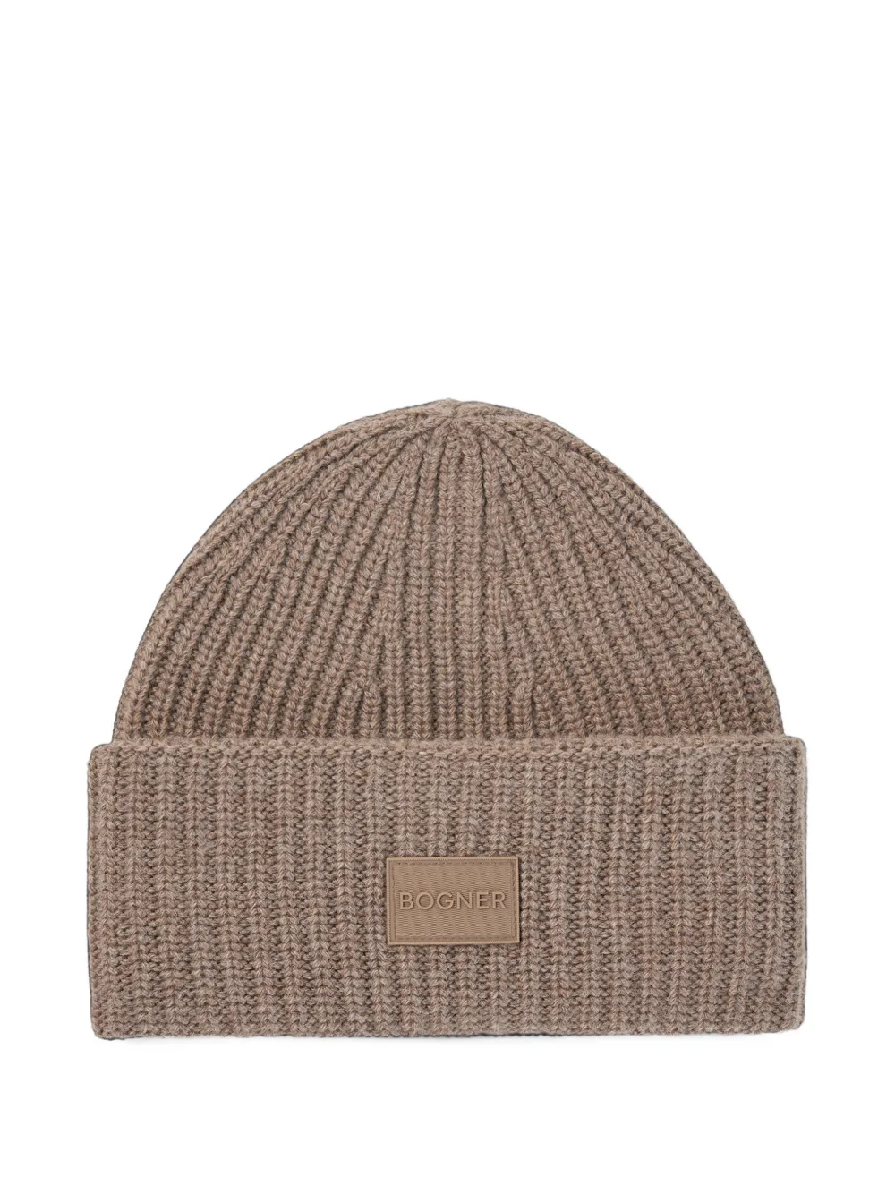 BOGNER Larah logo-patch beanie hat Bruin