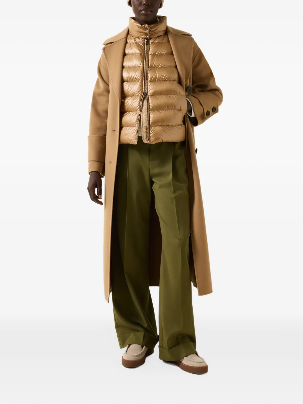 BOGNER Milly quilted gilet Beige