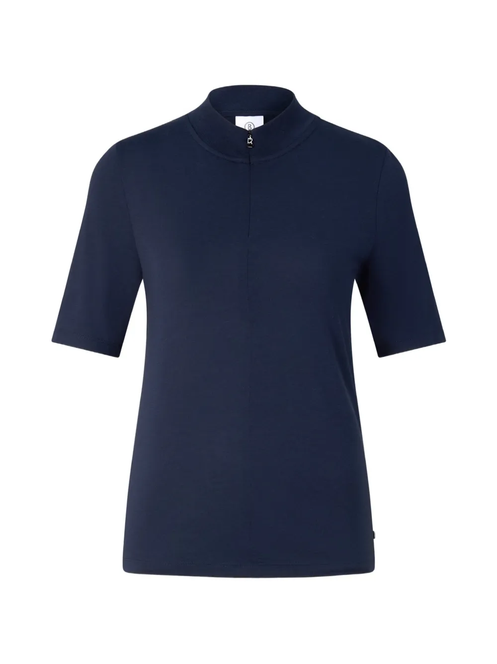 BOGNER Willow zip-fastening high-neck T-shirt - Blau