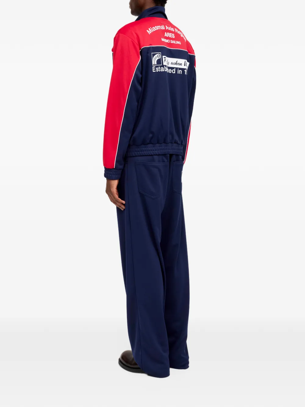 MM6 Maison Margiela Anagram track jacket Blauw