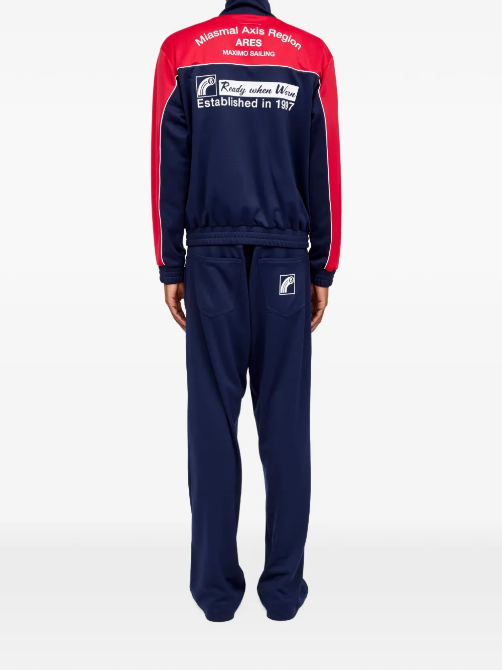 MM6 Maison Margiela Anagram track jacket Blauw