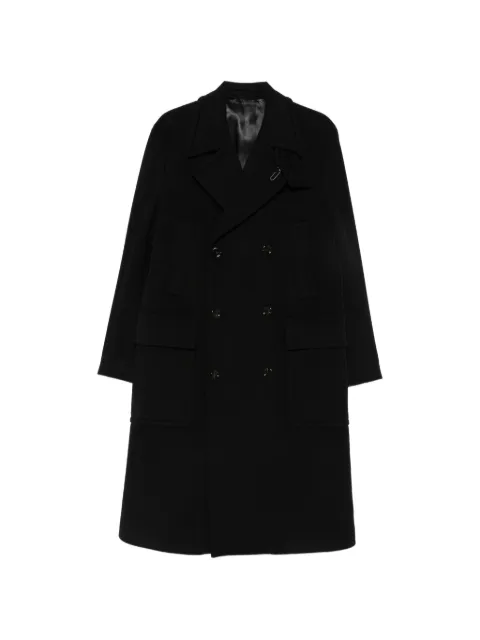 Lardini notch-lapel double-breasted coat