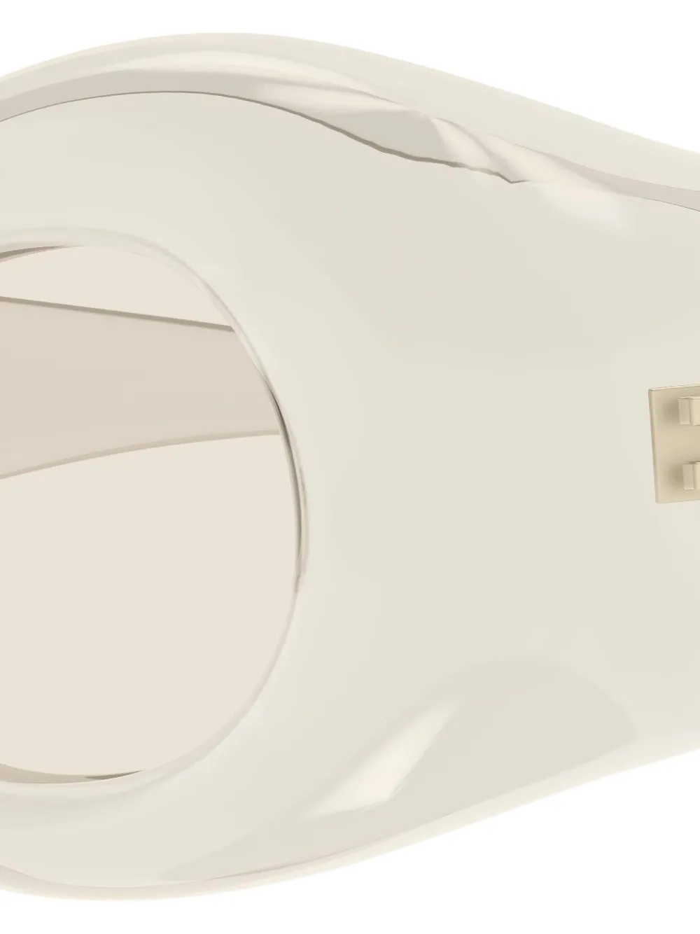 Saint Laurent Eyewear SL 968 zonnebril met ovaal montuur Wit