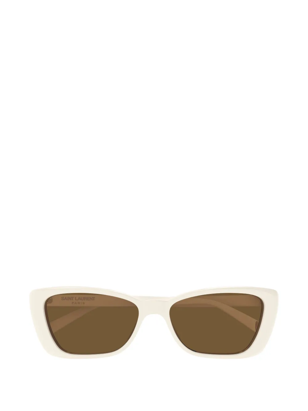 Saint Laurent Eyewear rectangle-frame sunglasses - Bianco