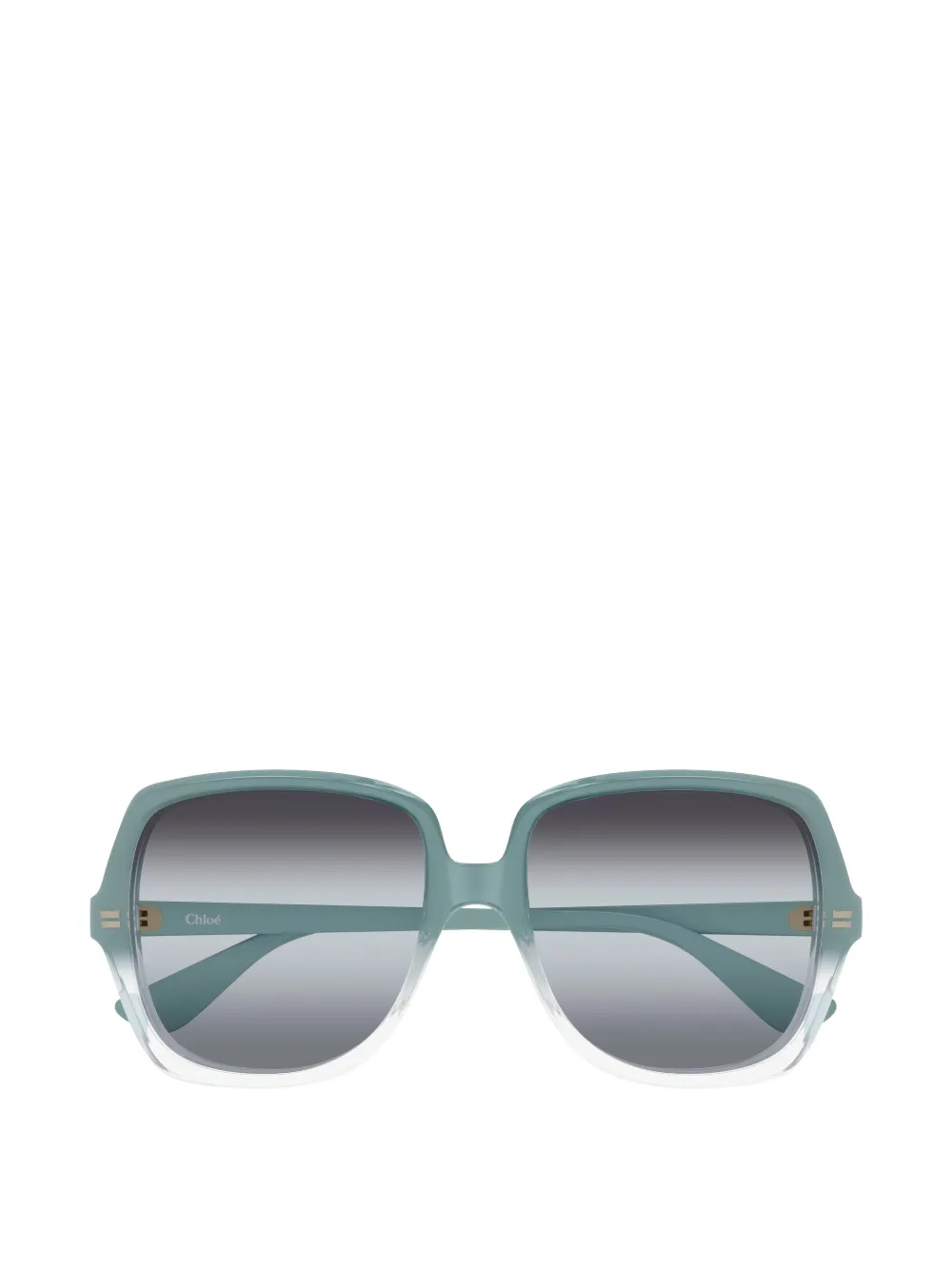 Chloé Eyewear gradient-effect square-frame sunglasses Blauw