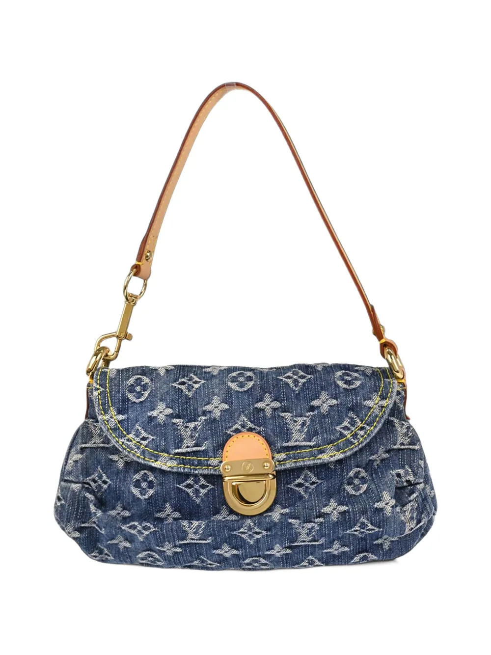 Louis Vuitton Pre-Owned mini Pleaty Monogram shoulder bag - Blu