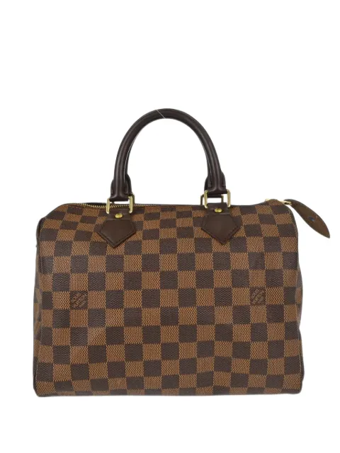 Louis Vuitton Pre-Owned 25 Speedy Damier Ebene canvas tote bag
