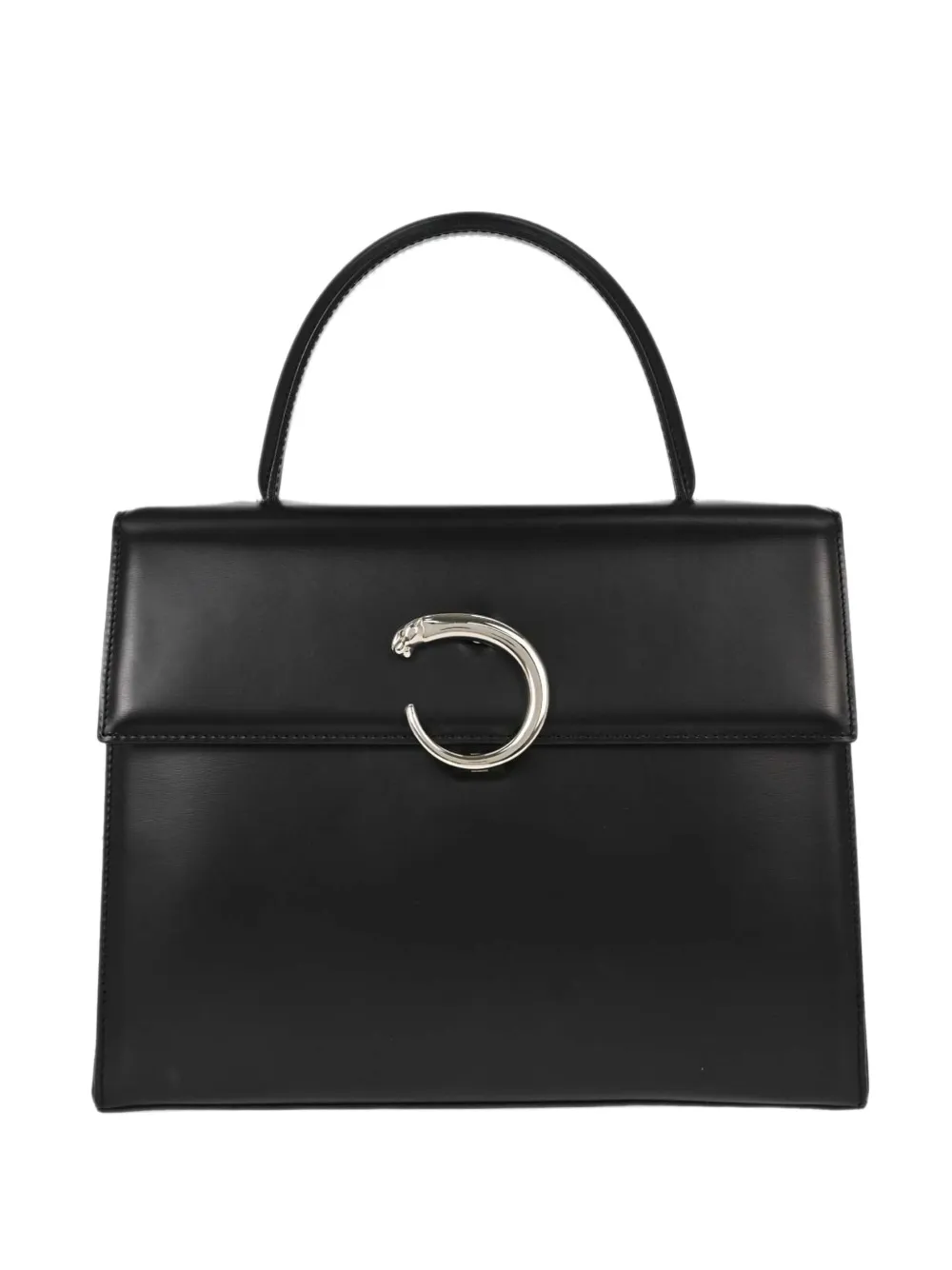 Cartier Panthère leather tote bag - Schwarz