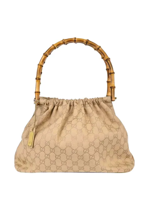 Gucci Pre-Owned Bamboo GG tote bag