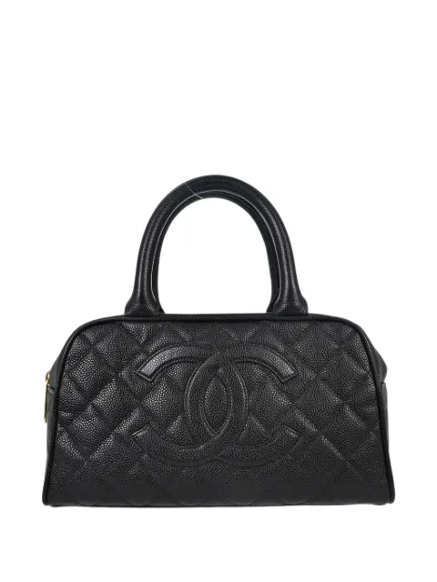 CHANEL Pre-Owned Borsa tote CC Bowling trapuntata 2002-2003