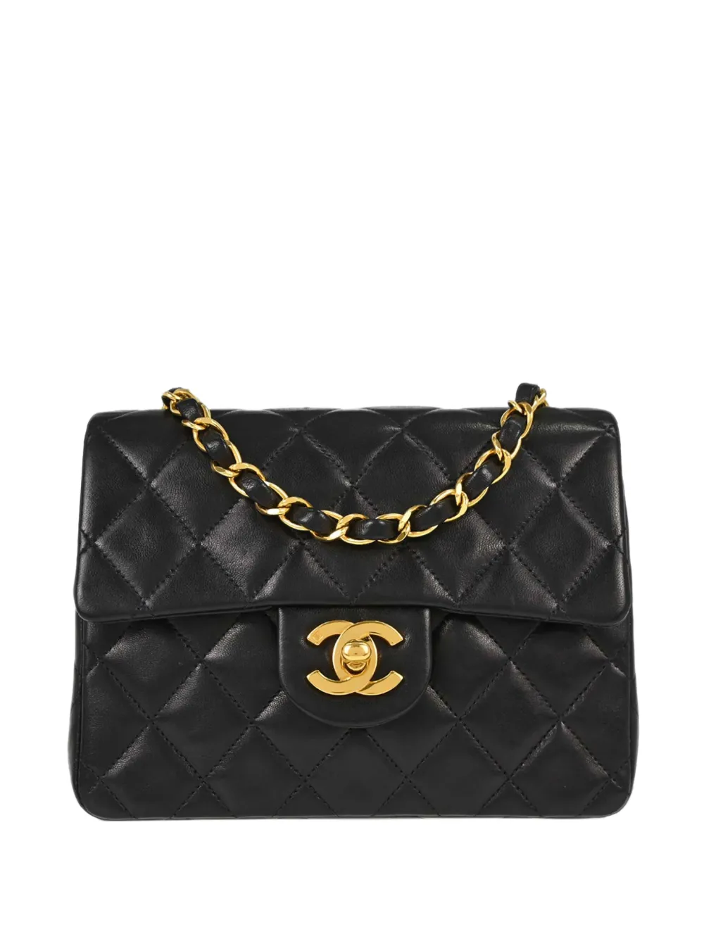 CHANEL Pre-Owned 1996-1997 Mini Classic square-flap mini bag - Black