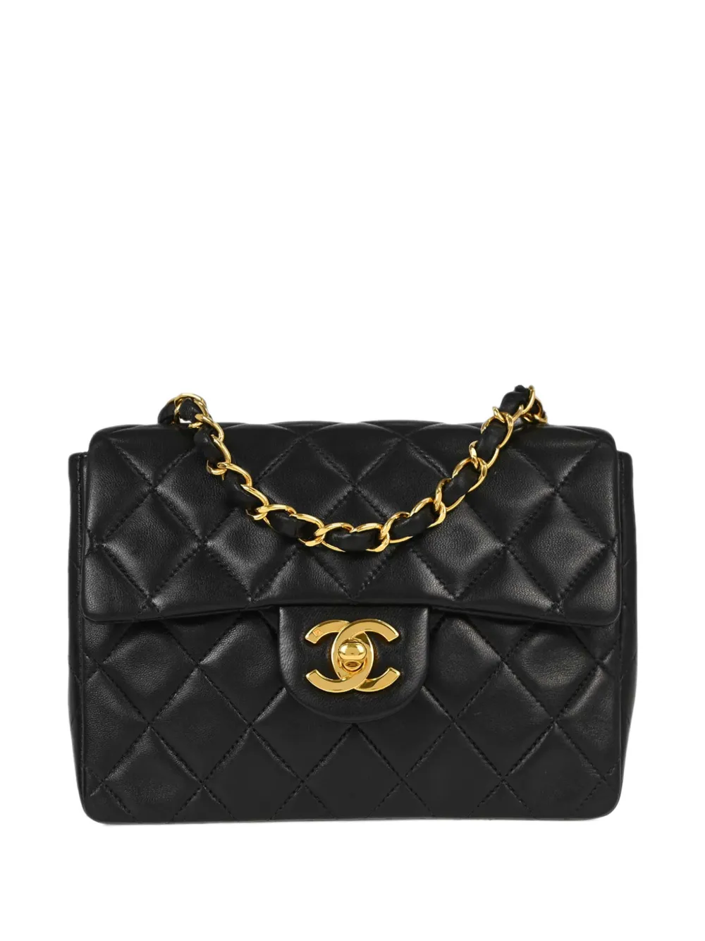 CHANEL Pre-Owned 1997-1999 mini Classic Square shoulder bag - Black