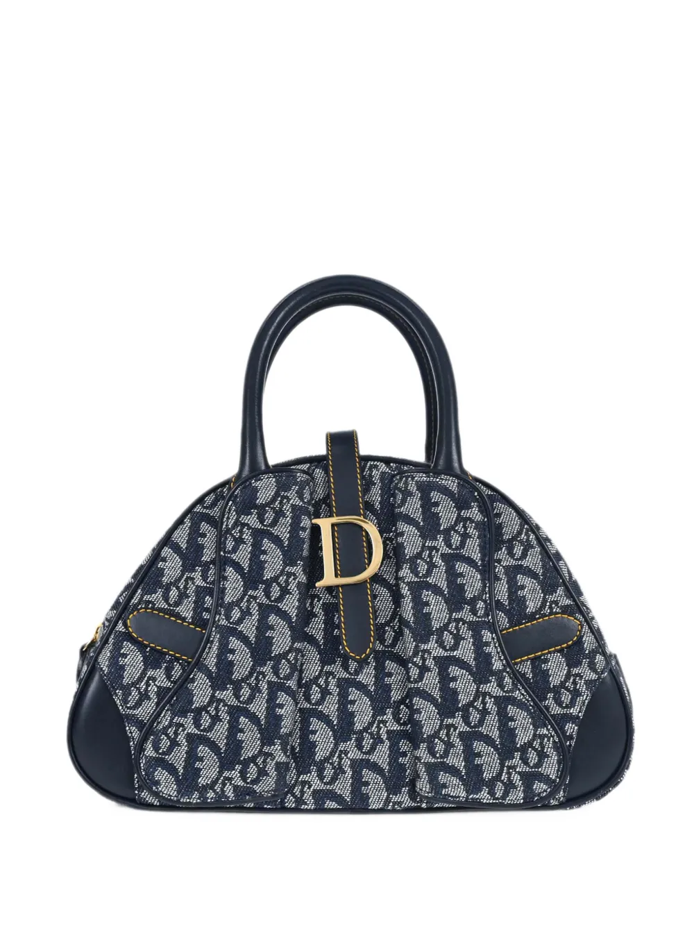 Christian Dior Pre-Owned Trotter Double Saddle handbag - Blau