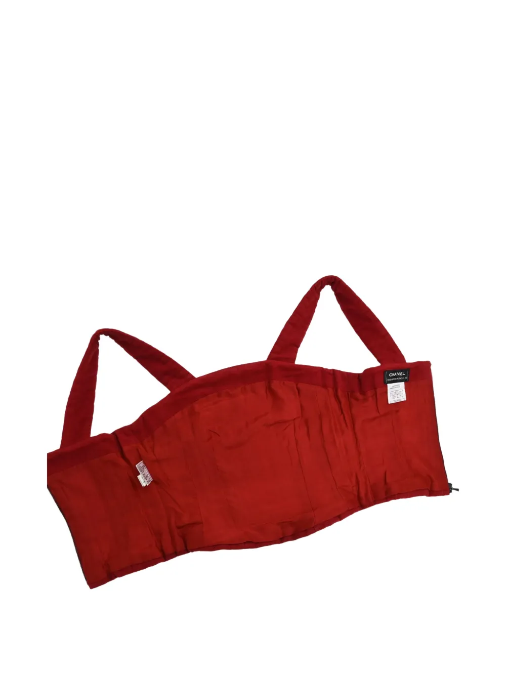 CHANEL Pre-Owned 2000 quilted sleeveless top - Rot