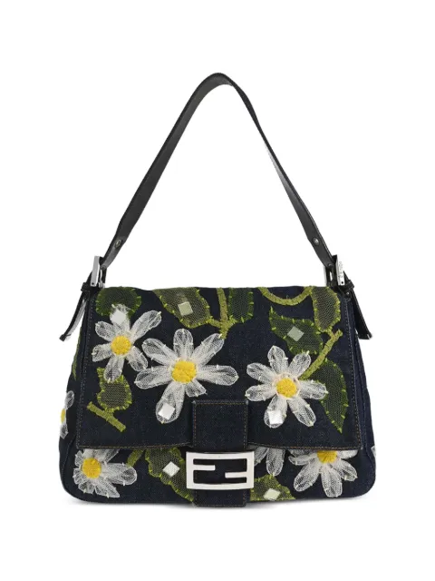 Fendi Pre-Owned Mamma Floral embroidered tote bag