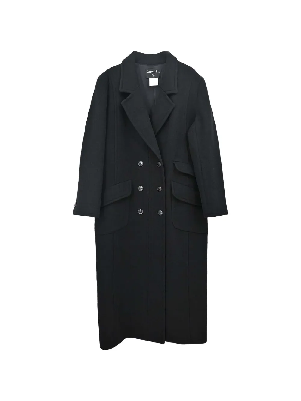 CHANEL Pre-Owned 1998 double-breasted coat - Schwarz