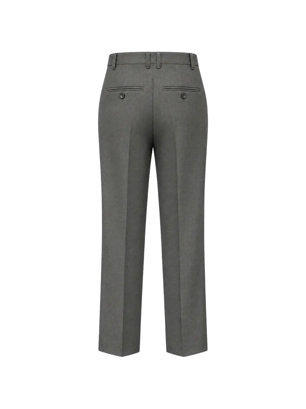 DUNST pleated straight-leg trousers Grijs