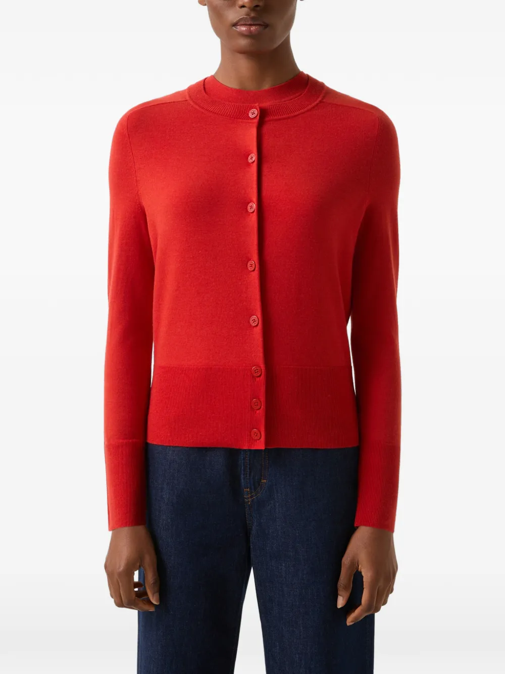 BOGNER Ilma button-up cardigan Rood