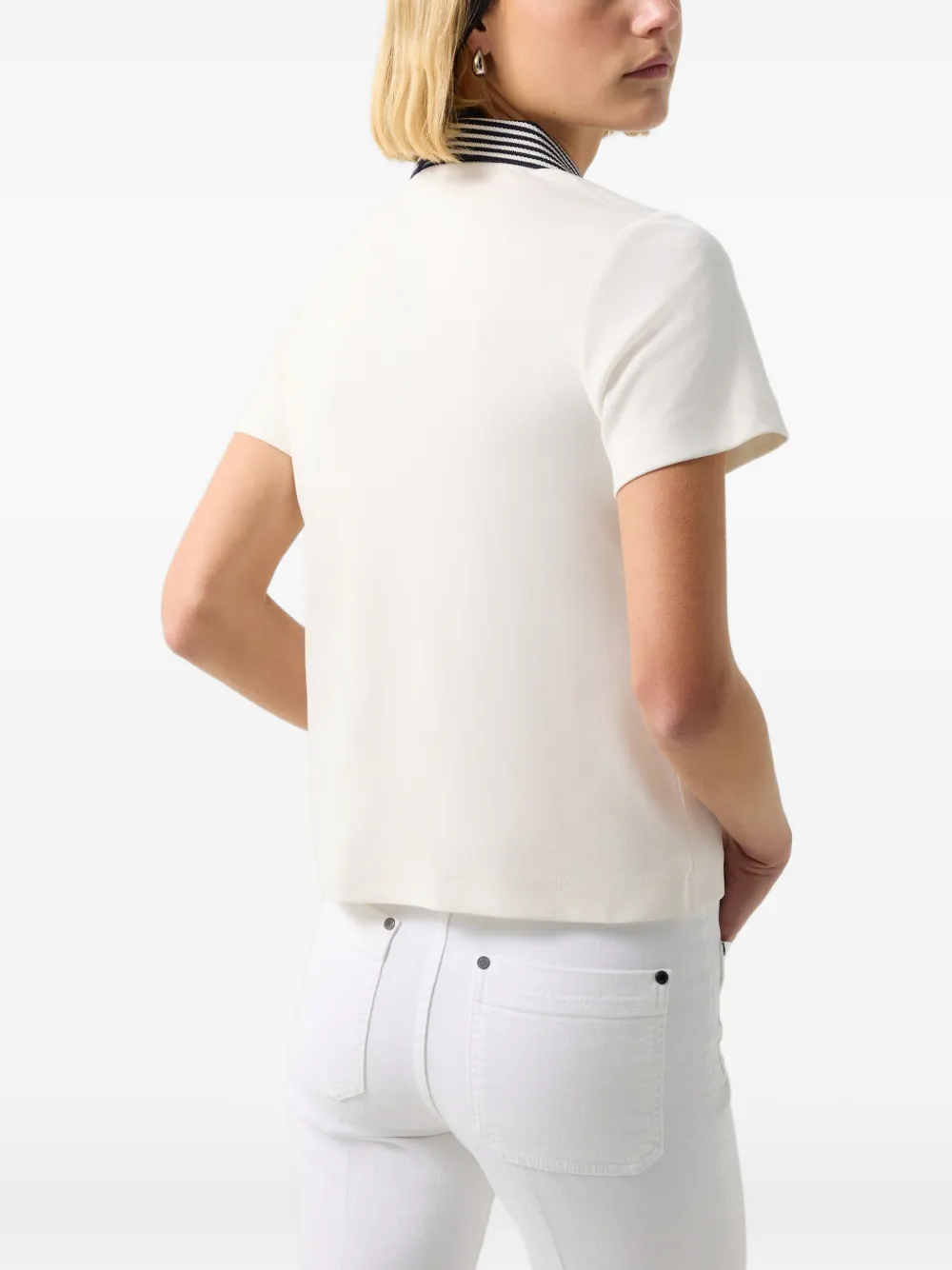 BOGNER Peppa zip-up polo top Wit