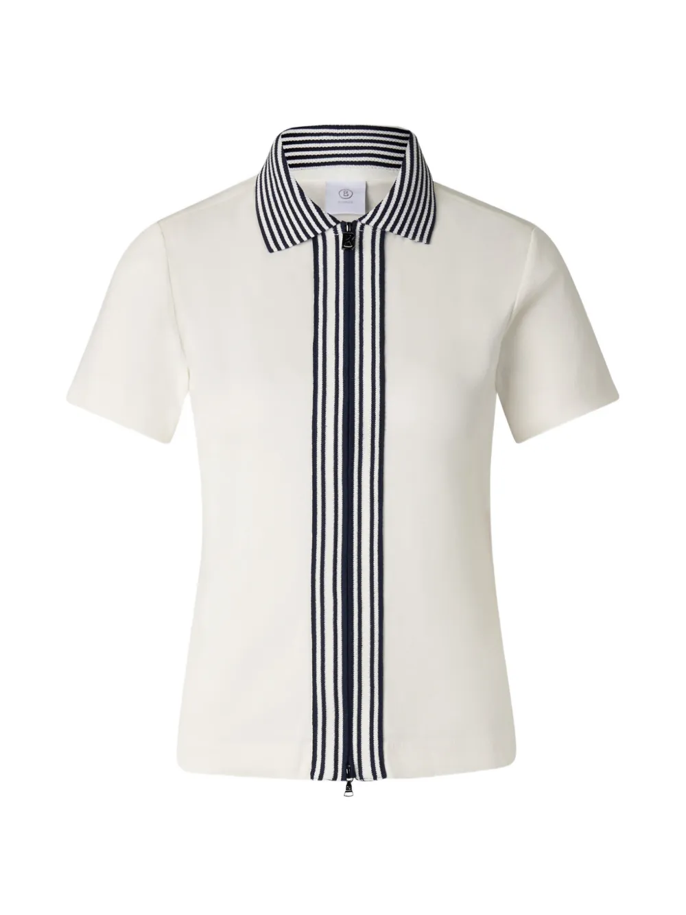BOGNER Peppa zip-up polo top - Weiß