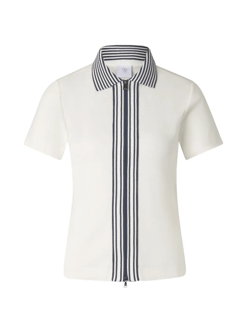 BOGNER Peppa zip-up polo top Wit