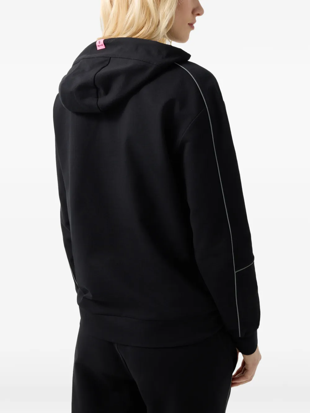 BOGNER FIRE+ICE Enia reflective-piping hoodie Zwart