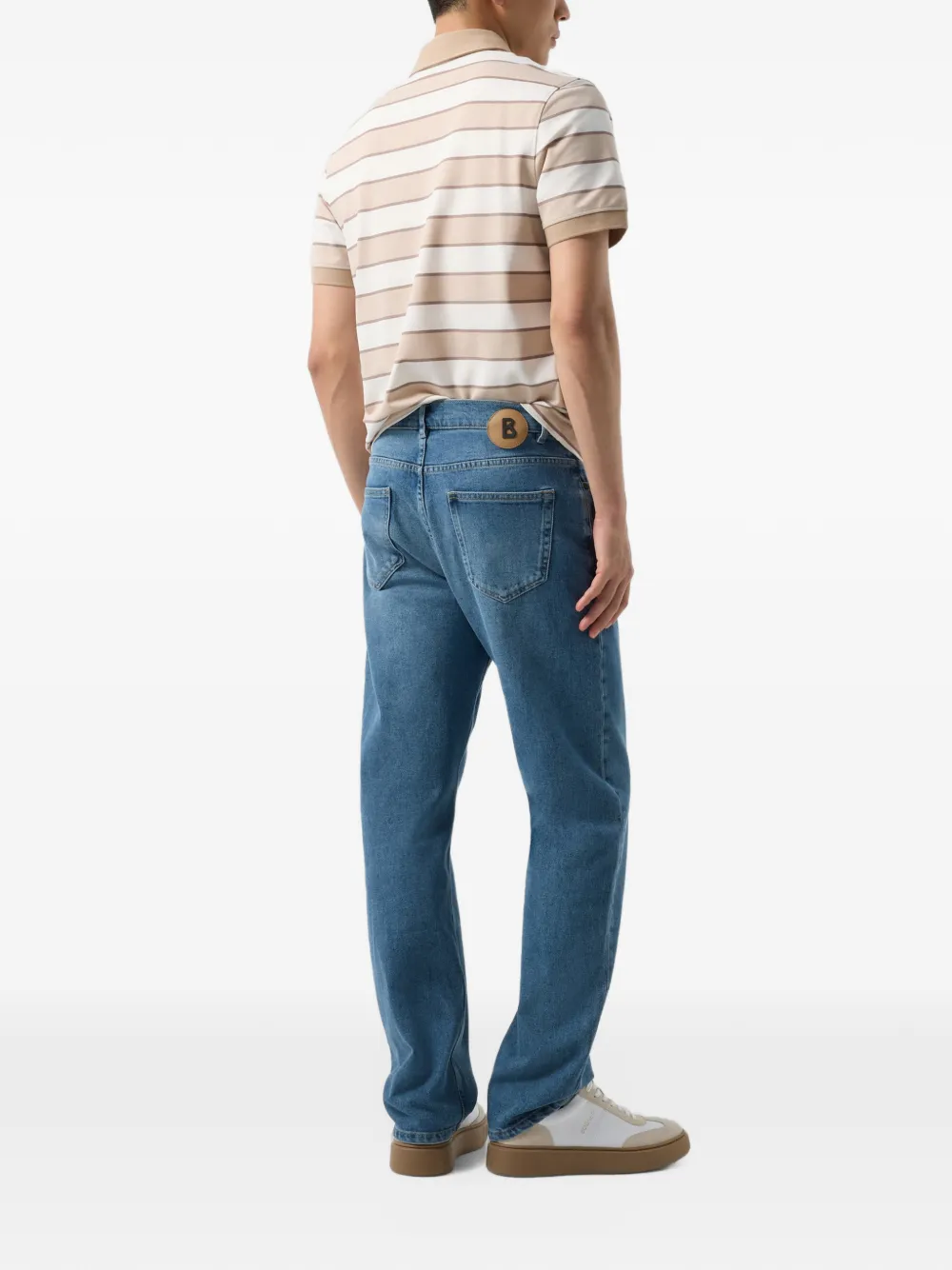 BOGNER Travis whiskered jeans Blauw