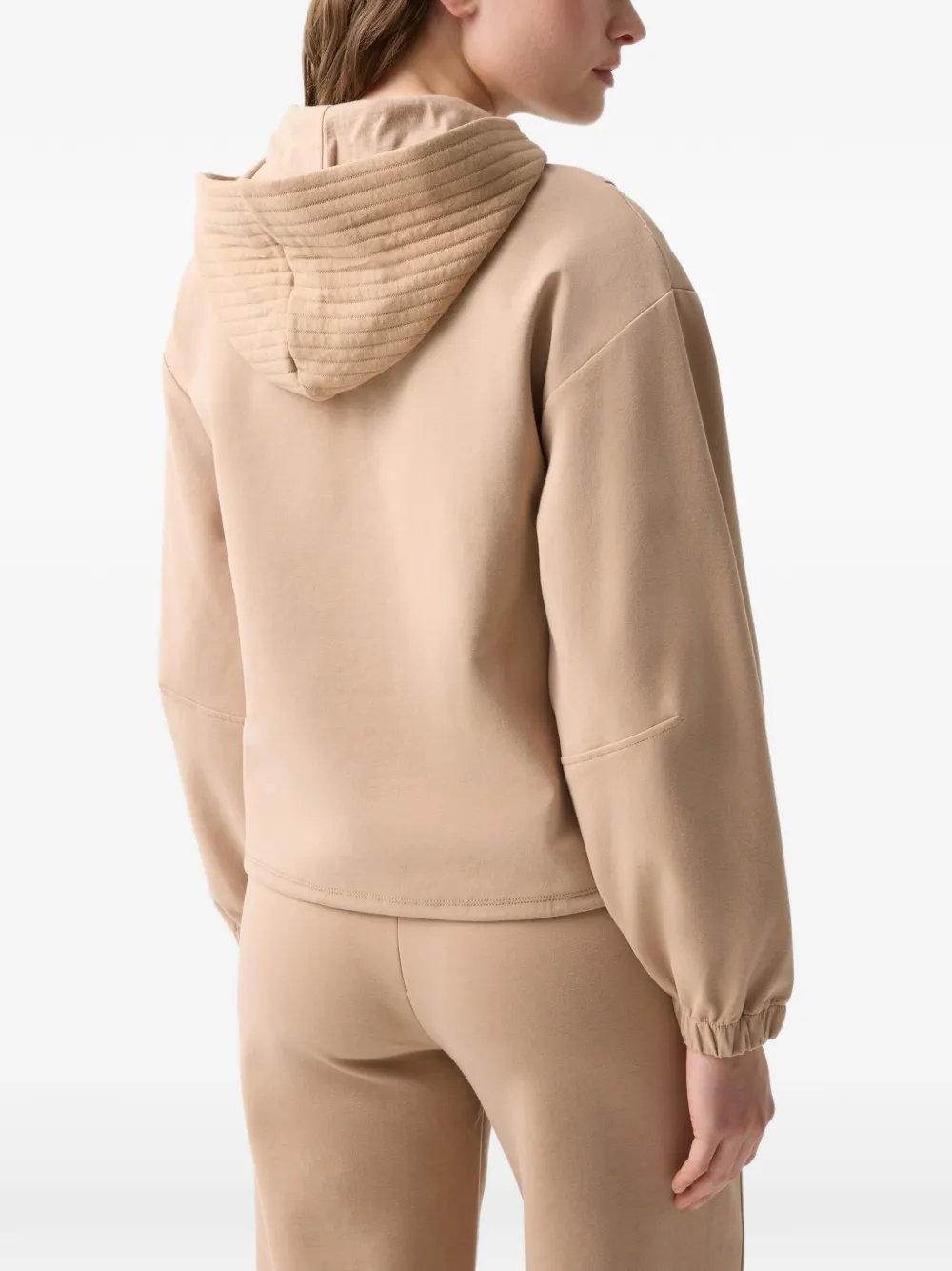 BOGNER Alia zip-neck hoodie Beige