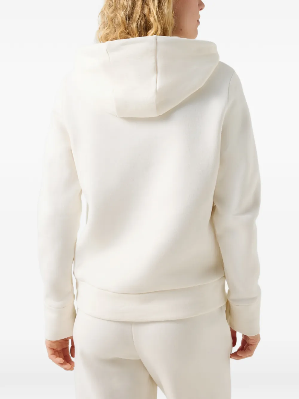 BOGNER FIRE+ICE Nila logo-print drawstring hoodie Beige