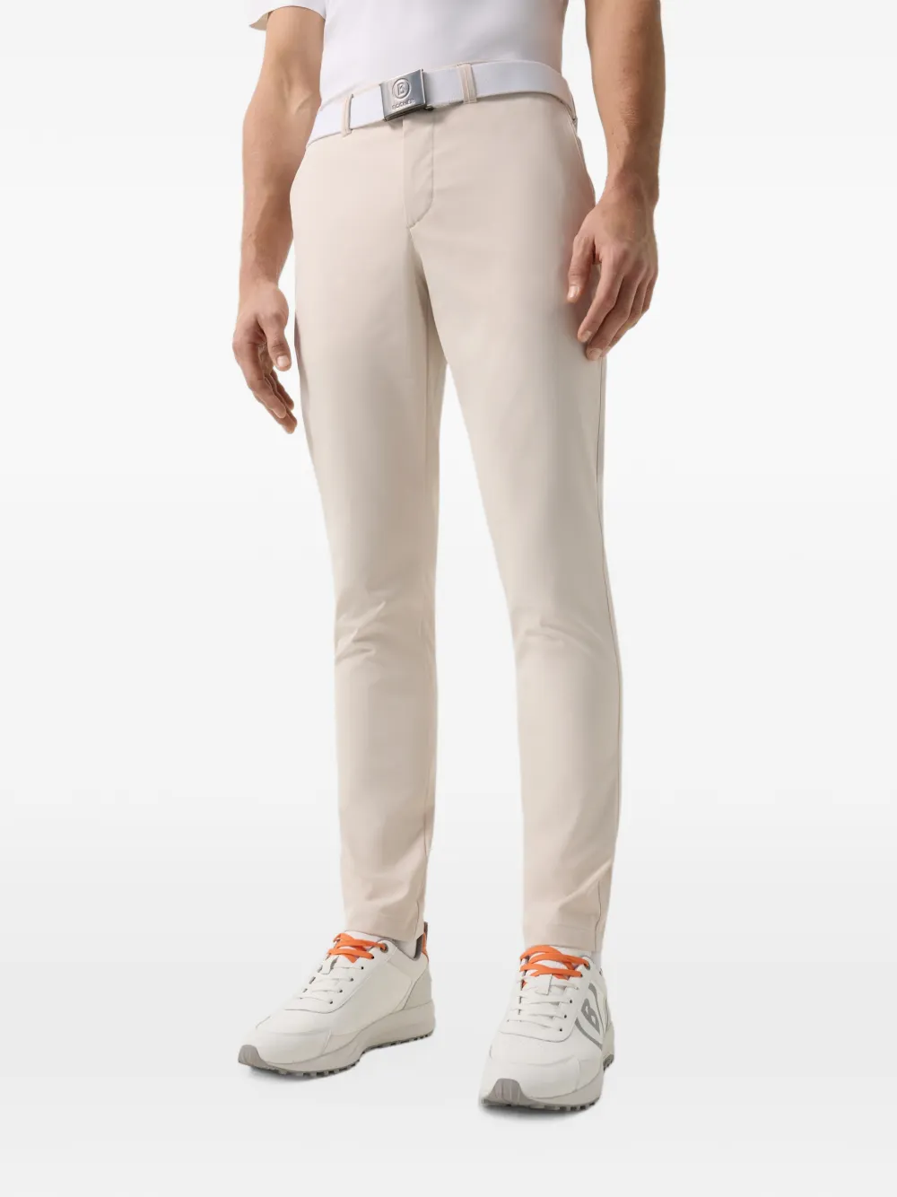 BOGNER Anjo twill-texture trousers Beige