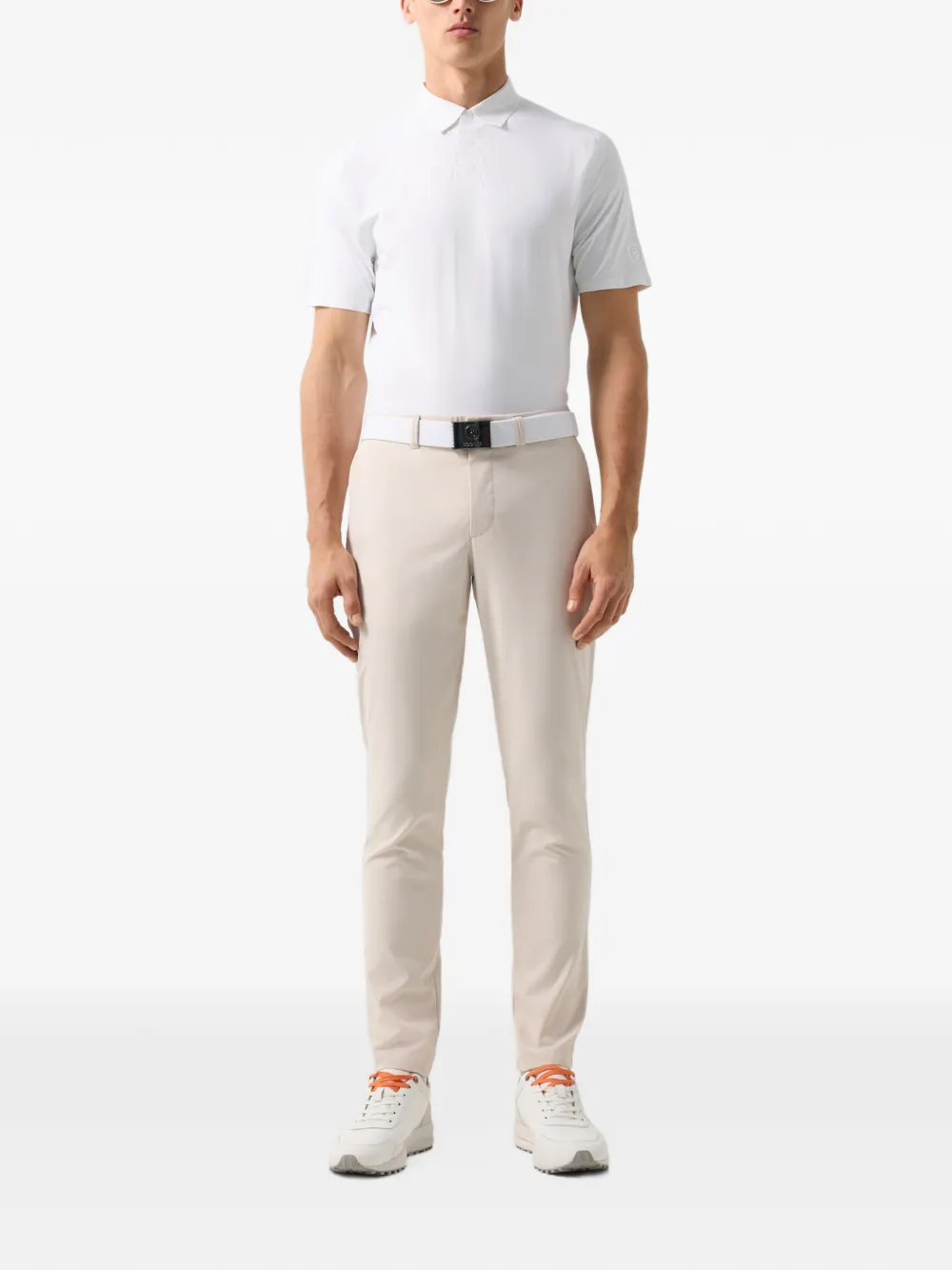 BOGNER Anjo twill-texture trousers Beige