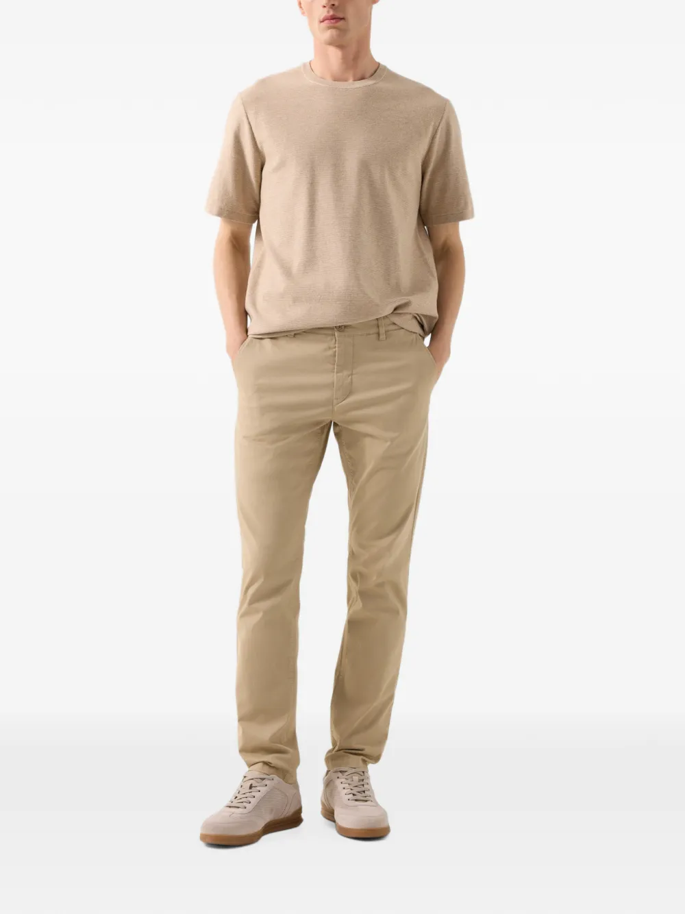 BOGNER Nik cotton chinos Beige