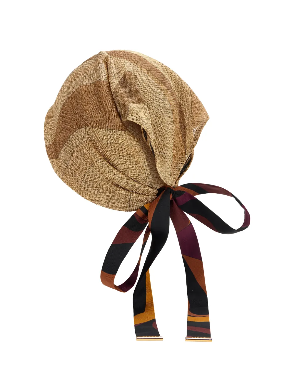 PUCCI Marmo print lurex bandana Goud