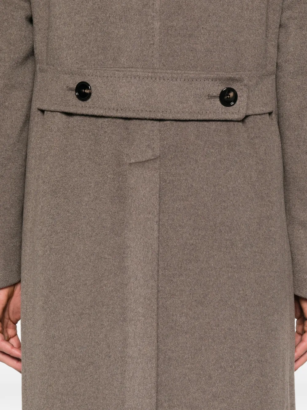 Tagliatore notch-lapel double-breasted coat Bruin