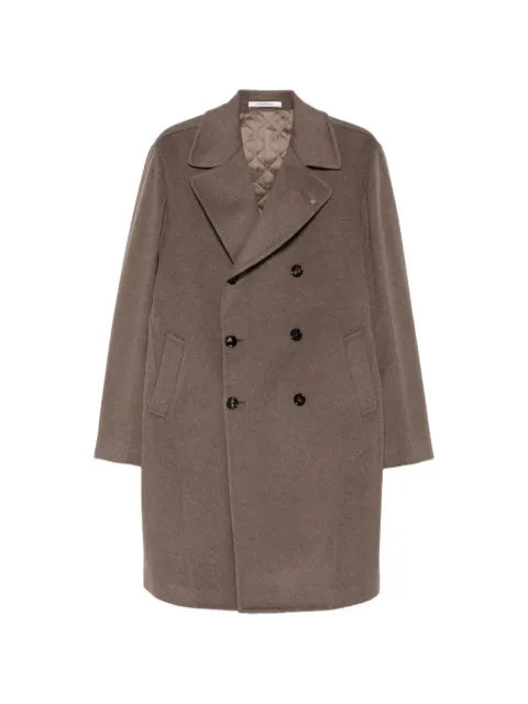 Tagliatore notch-lapel double-breasted coat
