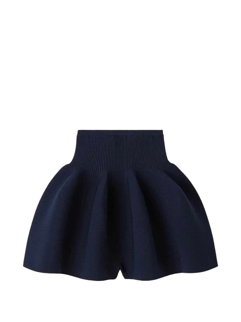 CFCL Kids Pottery ribbed flared shorts - Blu