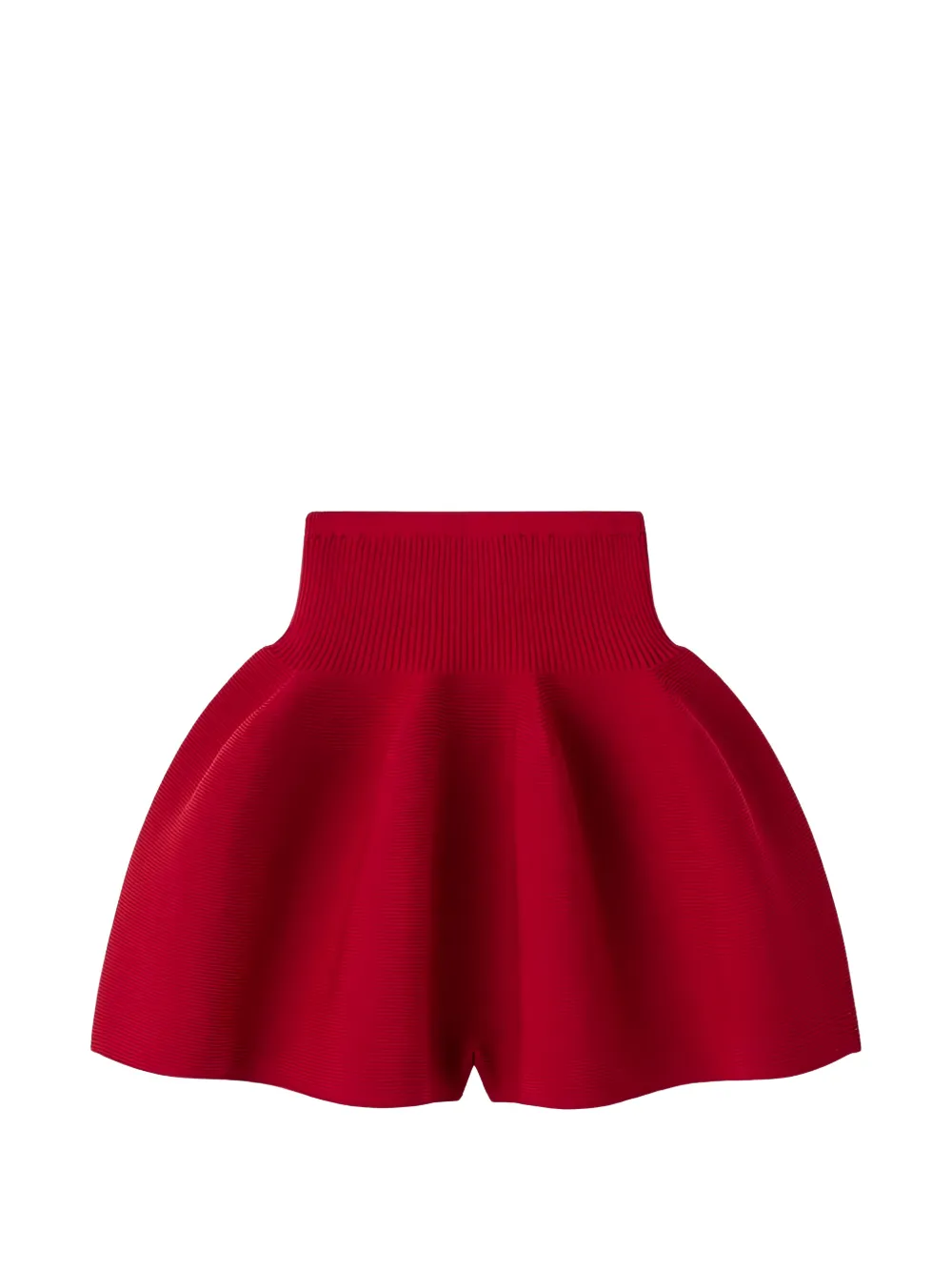CFCL Kids Pottery flared knitted shorts - Rosso