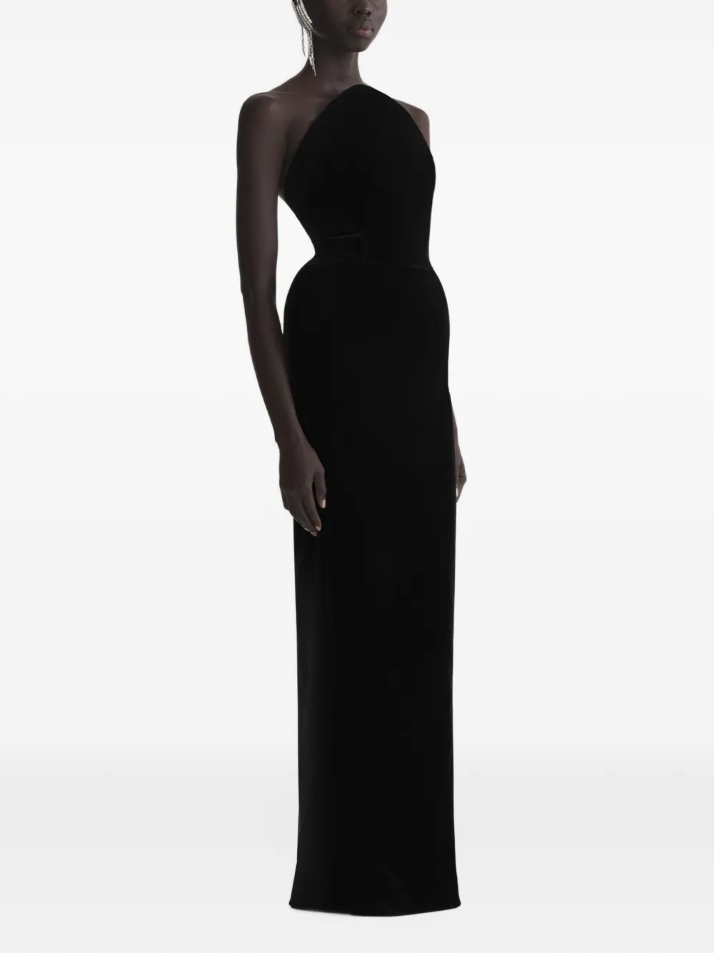 Mugler Re Edit Le Ritz black gown Zwart