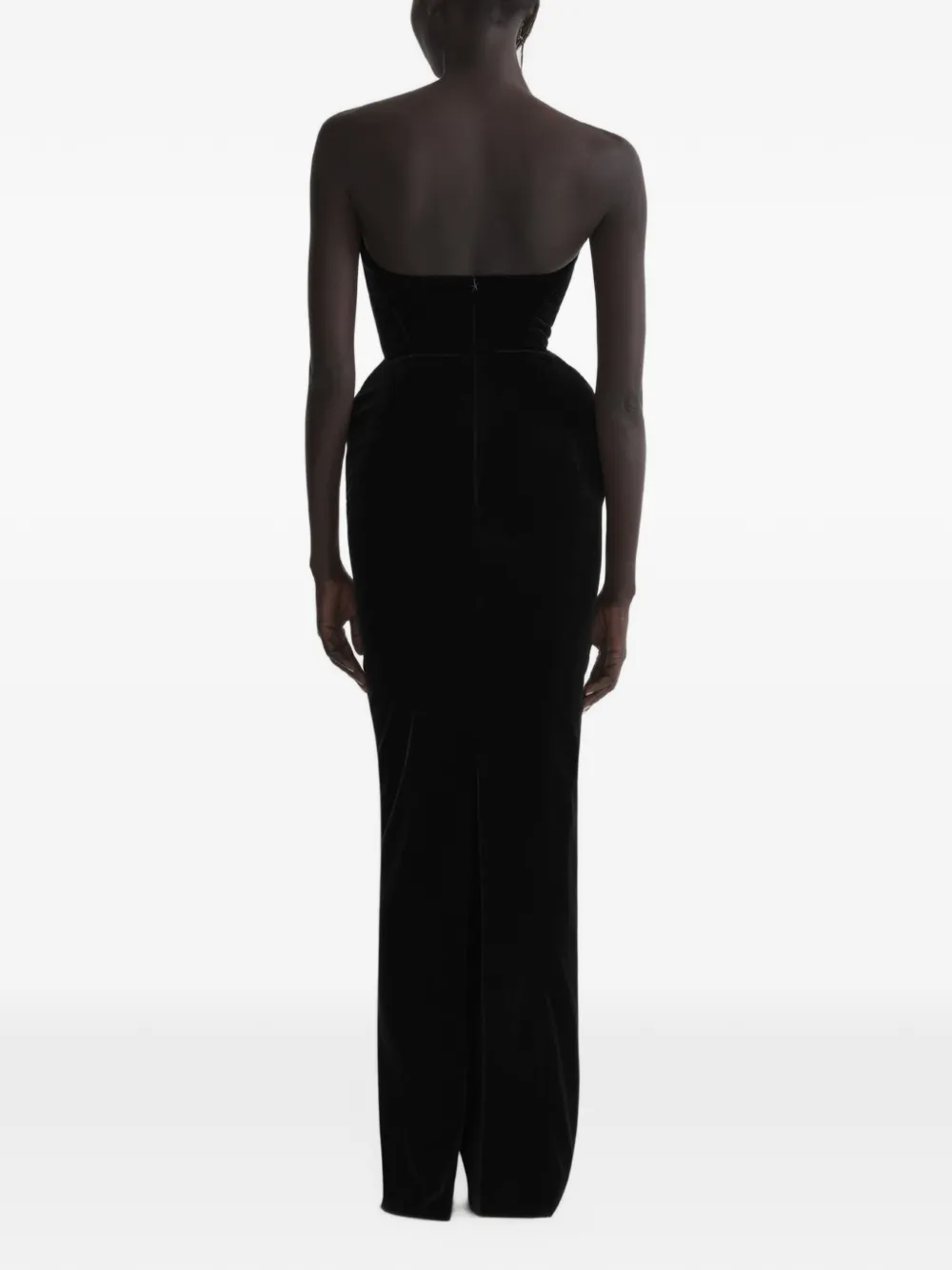 Mugler Re Edit Le Ritz black gown Zwart