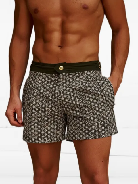 Sink Swimwear Ripley geometric-print swim shorts