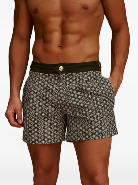 Sink Swimwear Ripley geometric-print swim shorts