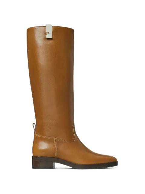 Tory Burch botas Money Clip de piel