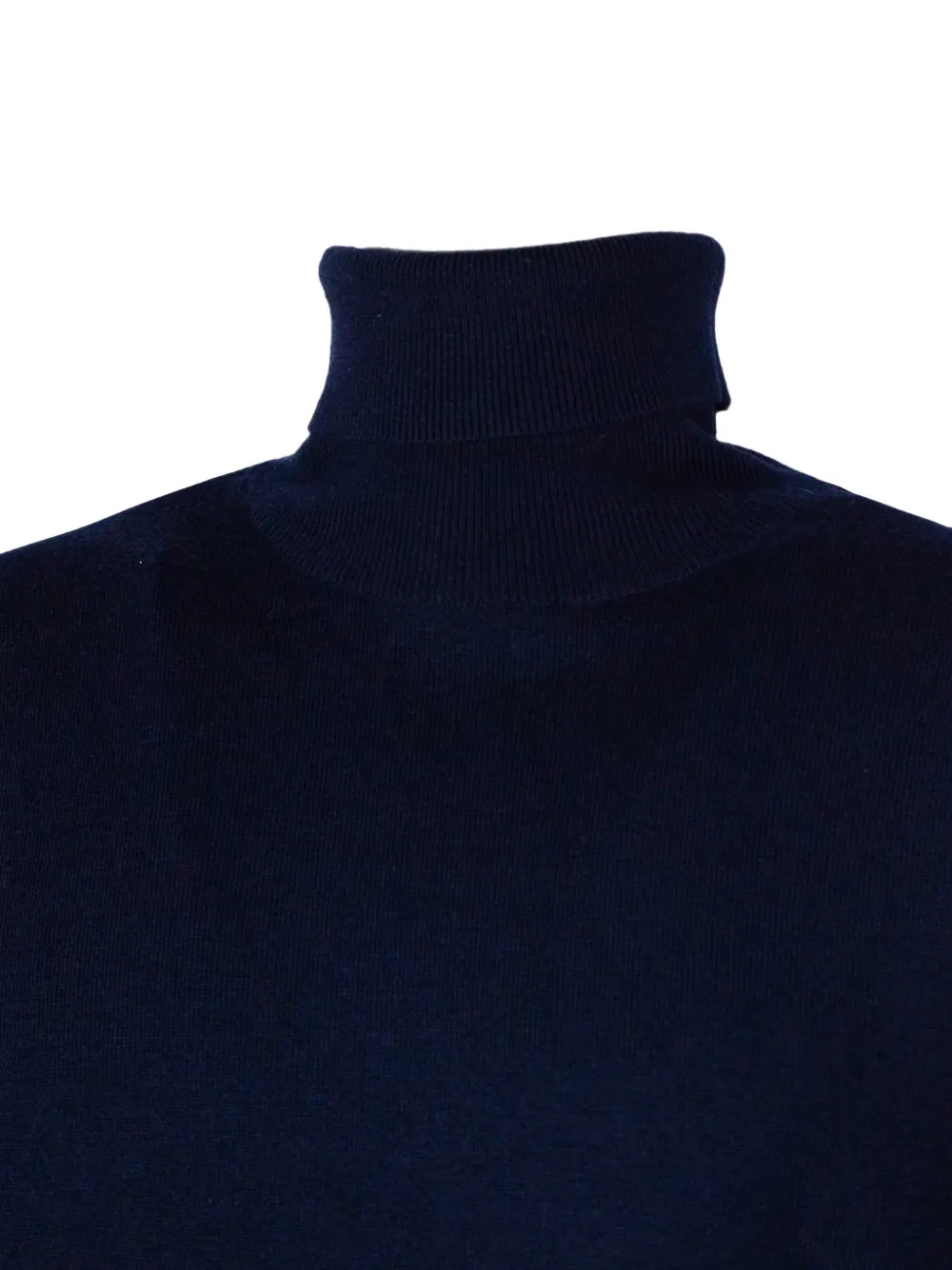 Kangra roll-neck knitted sweater Blauw