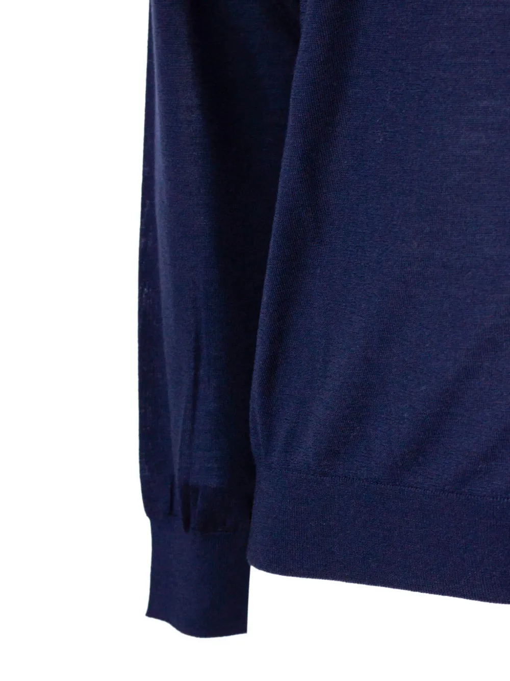 Kangra Wollen vest met V-hals Blauw