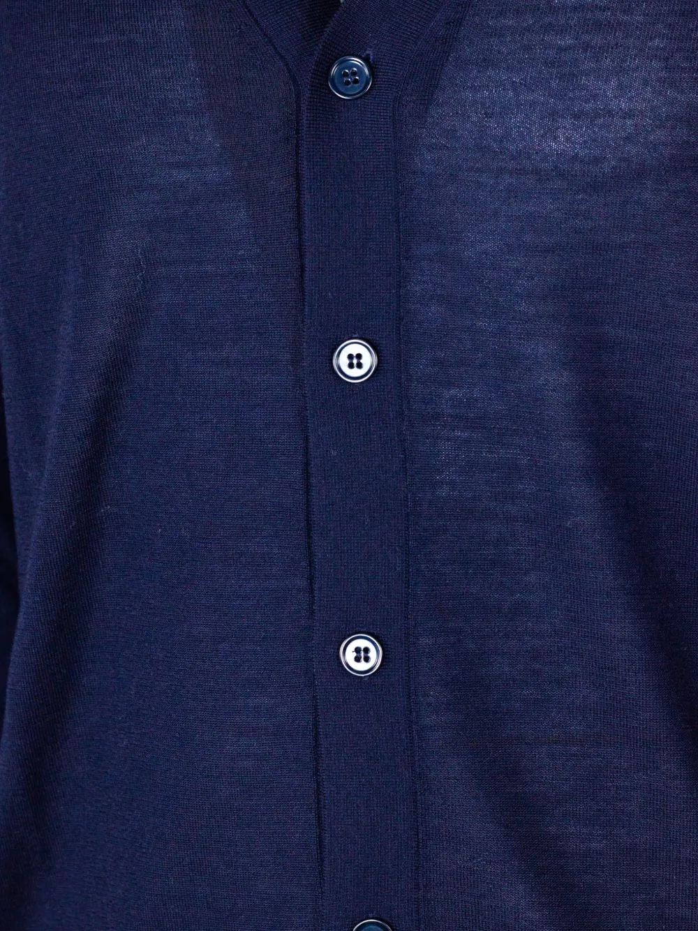 Kangra Wollen vest met V-hals Blauw
